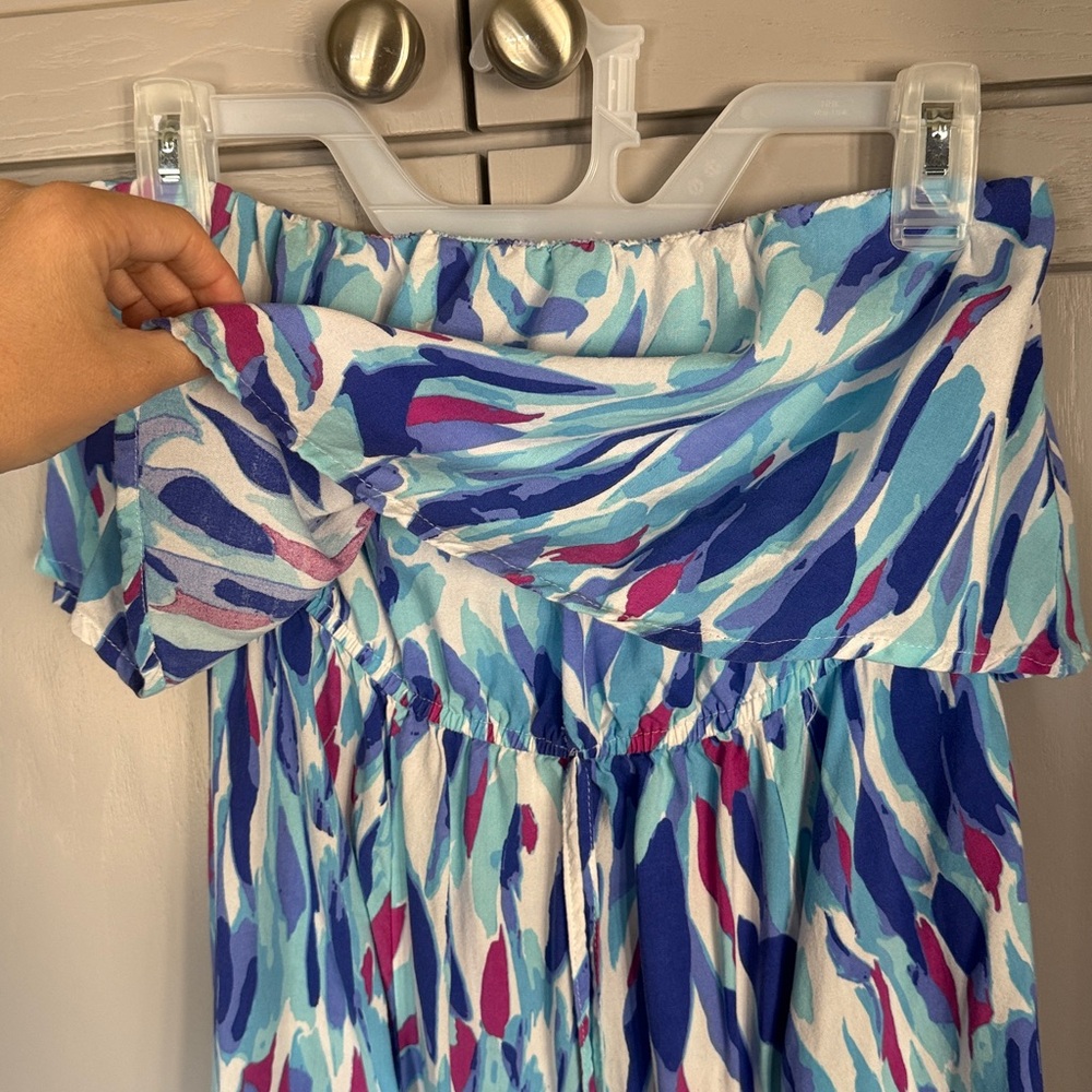 Strapless maxi dress - Picture 8 of 10